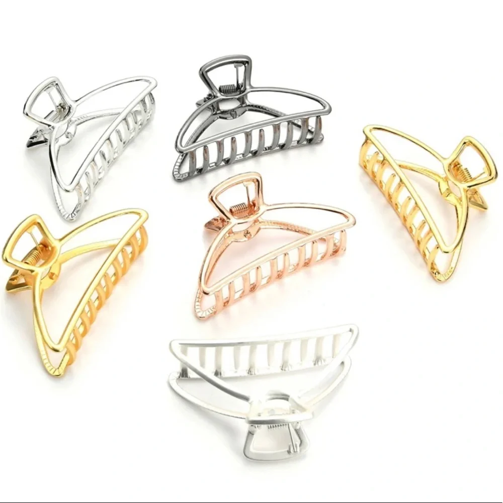 Gold Metal Hair Clip